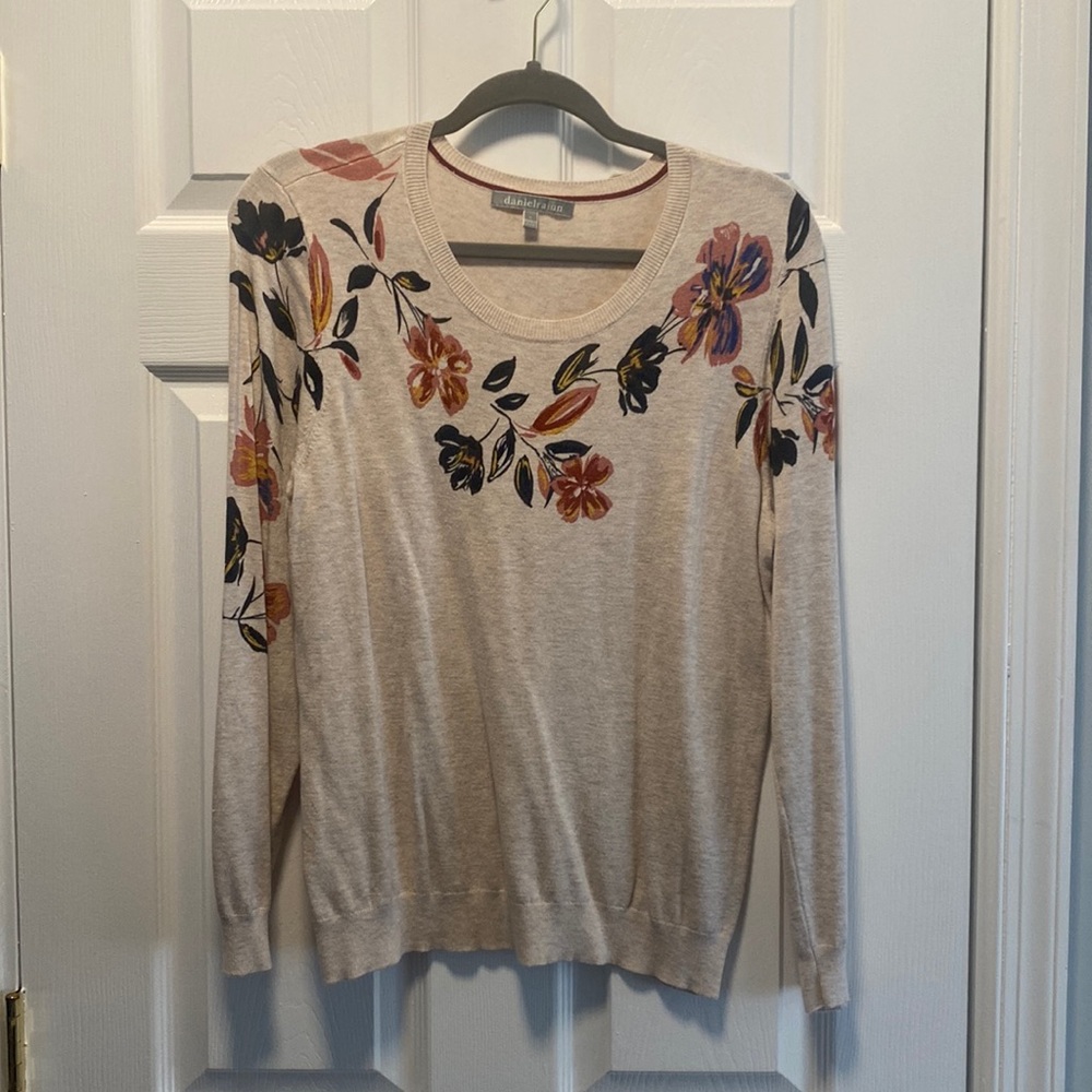 Daniel Rainn floral sweater